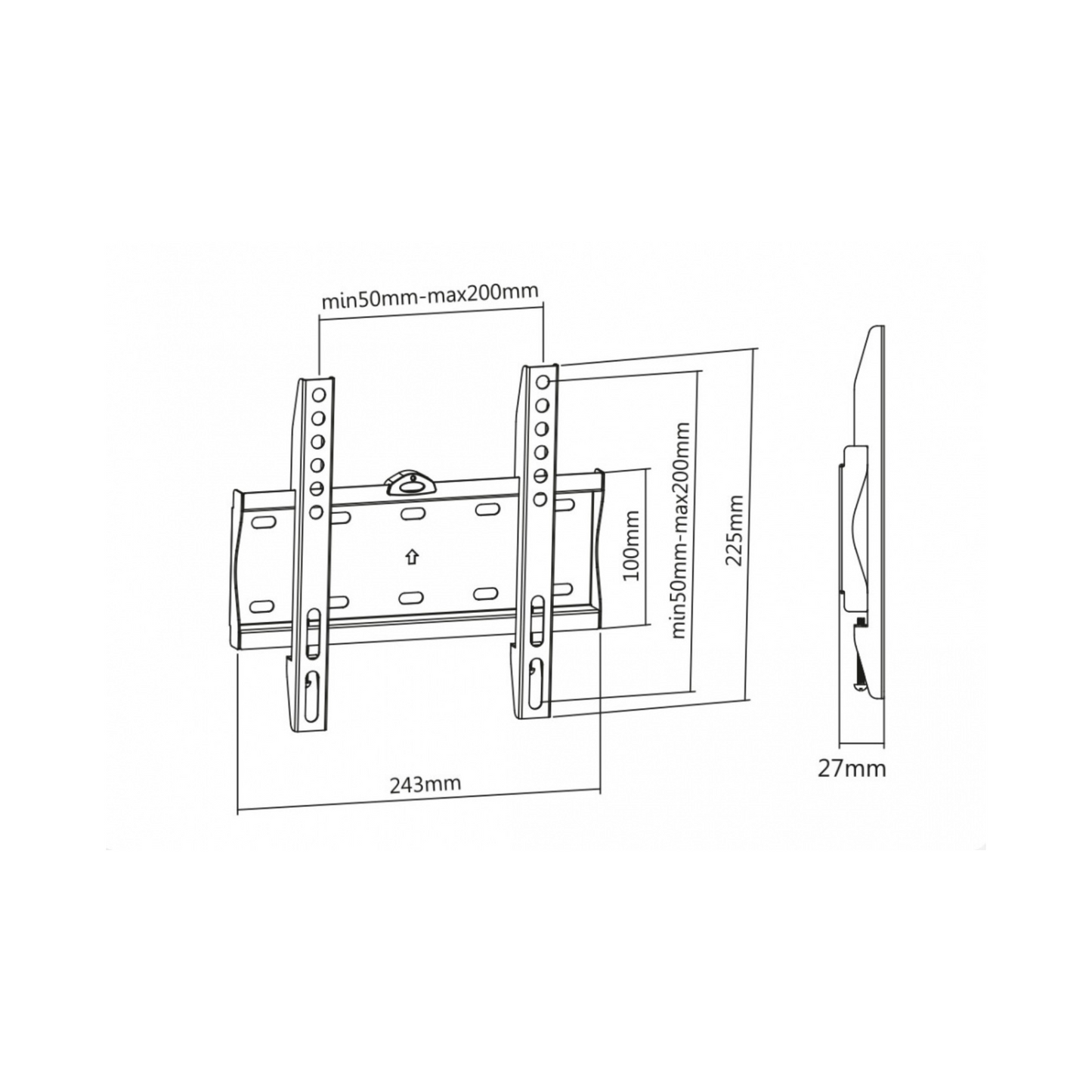 Staffe fisse 23"-42"