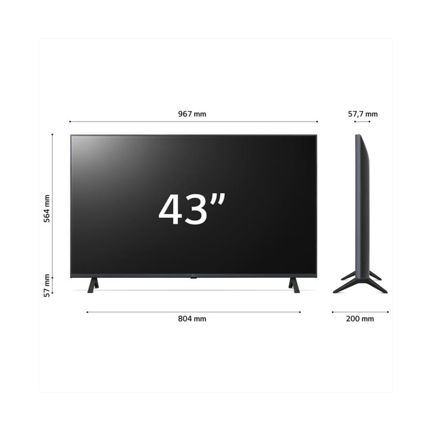 LG 43" 4K